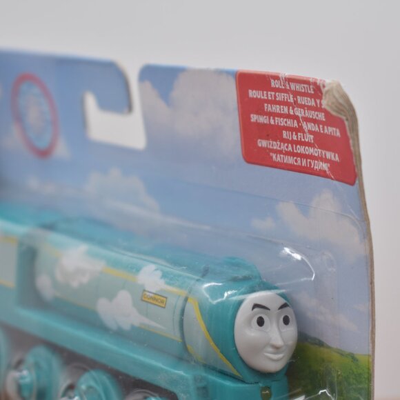 Roll & Whistle Connor & Tender Fisher Price Thomas Friends Wooden Railway Train - Picture 9 of 11